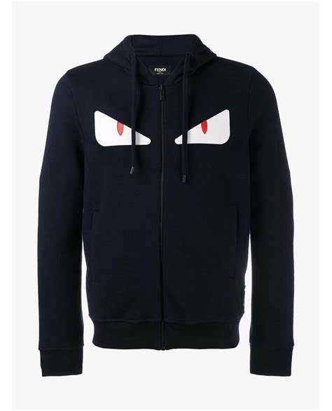 fendi monster blue|Fendi monster hoodie.